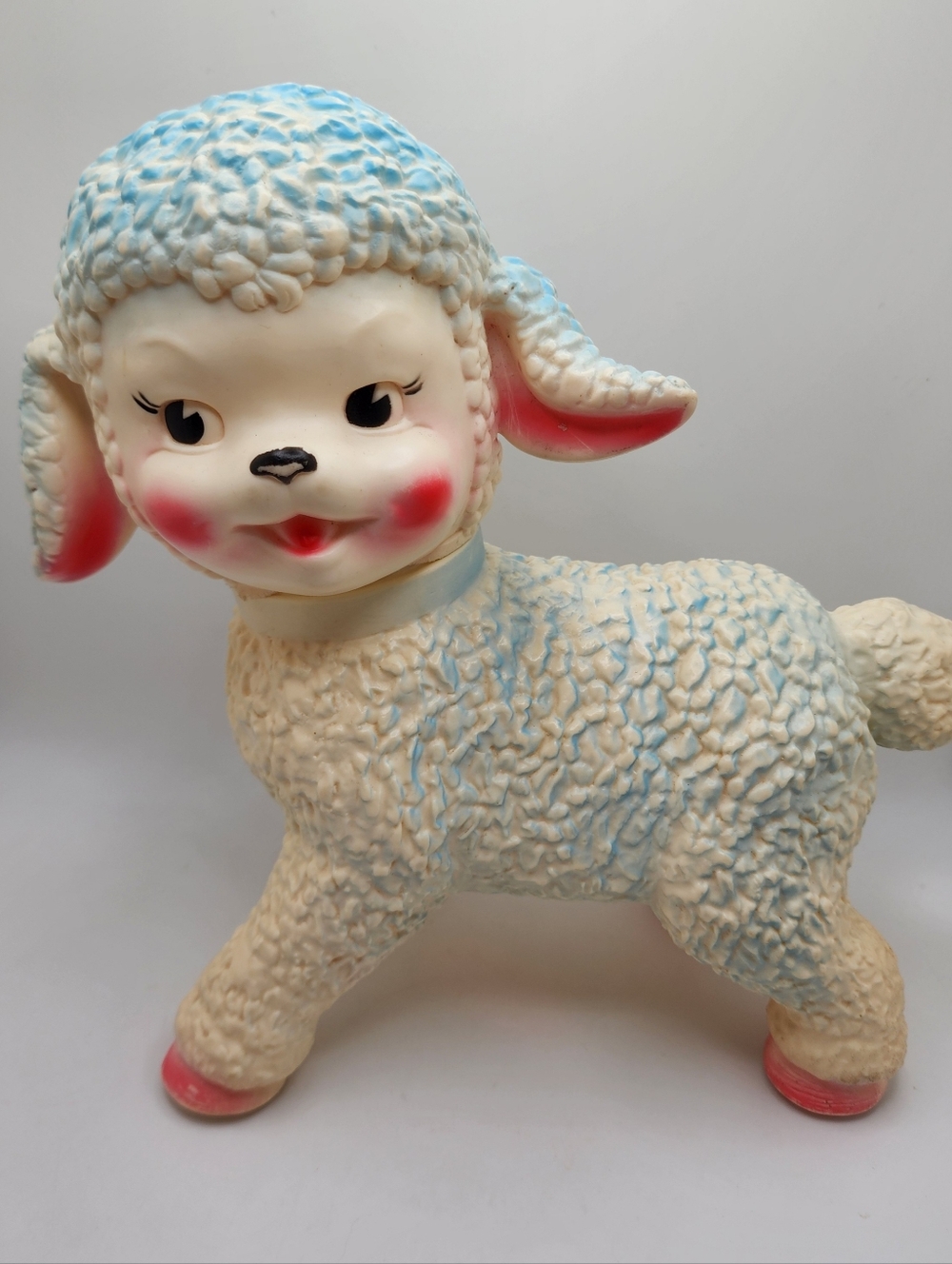 Vintage Kitschy Lamb Squeak Toy